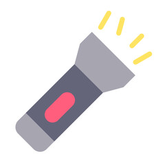 Flashlight Vector Design Icon Style
