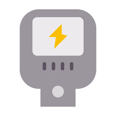 Electric Meter Vector Design Icon Style