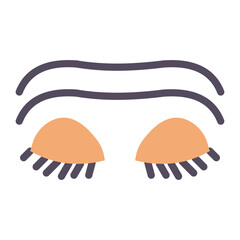 Eyebrow Vector Design Icon Style