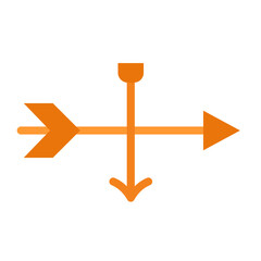 Weather Vane Vector Design Icon Style