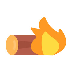 Firewood Vector Design Icon Style