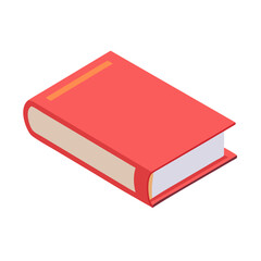 Red Hardcover Book