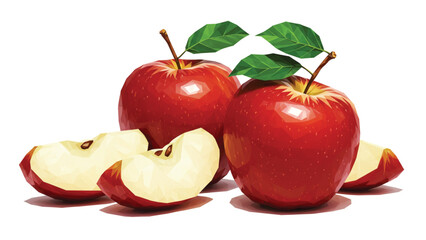 A_FUTURIST_ILLUSTRATION_OF_APPLES_FOOD
