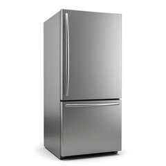 Fridge on a White Background