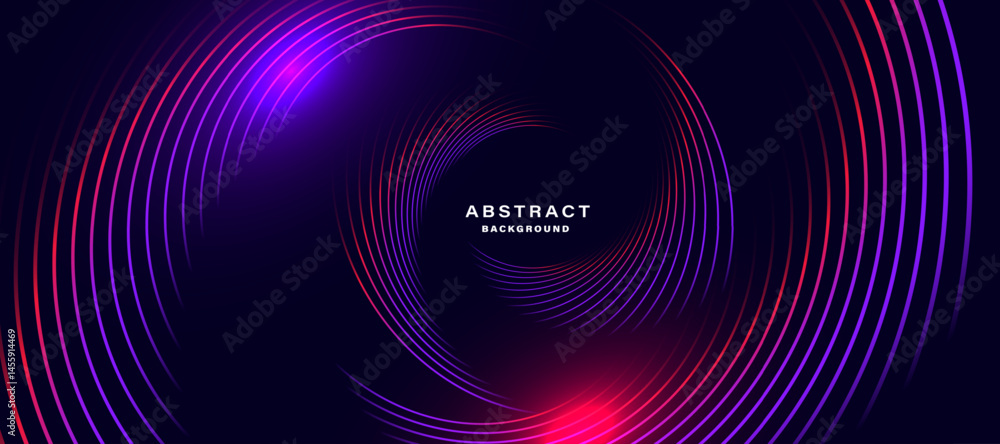 Poster abstract futuristic background. dynamic geometric lines. vector illustration.