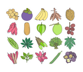 Fruits and Vegetables in Indonesia