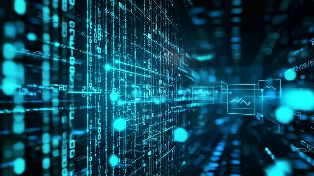 Graphic illustrating the significance of data encryption in enhancing digital democracy.