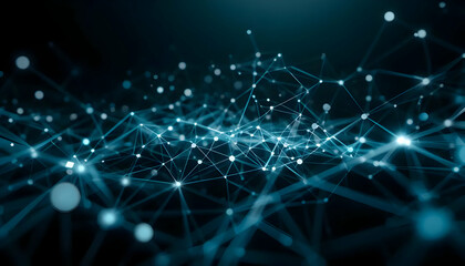 Abstract Network Connection  Digital Technology, Global Connectivity, Data Flow Visualization, Abstract Background,  Futuristic Technology