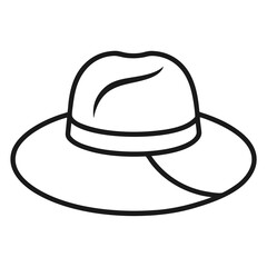 hat isolated on white background