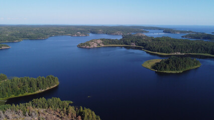 Ladoga skerries. Karelia Republic, Russia