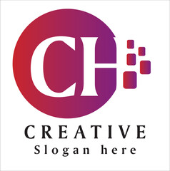 CH Creative Logo Concept New Locking