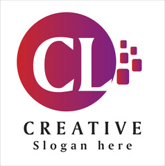CL Creative Logo Concept New Locking