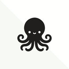 Obraz premium silhouette of octopus