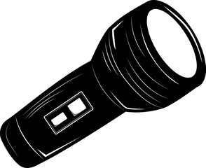 Flashlight is a portable light source. It works on batteries or an accumulator. Illumination of space in the dark or in conditions of poor visibility. Pocket flashlight.