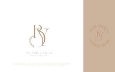 BY Abstract Letters Wedding Monogram Logo