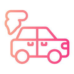 air pollution gradient icon