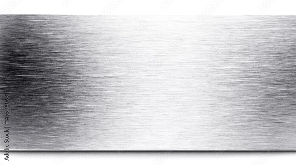 Poster a textured metallic surface with a gradient of gray and white.