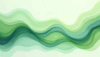Forest-Inspired Abstract Fluid Shapes with Earthy Tones