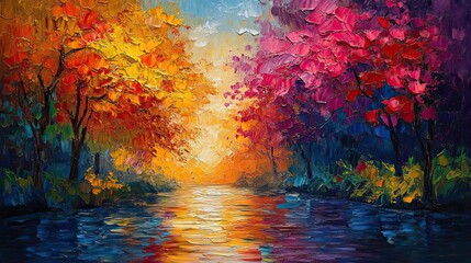 The vibrant and expressive brushstrokes of Impressionist paintings capture fleeting moments in time.