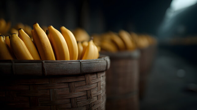 basket full of banansa