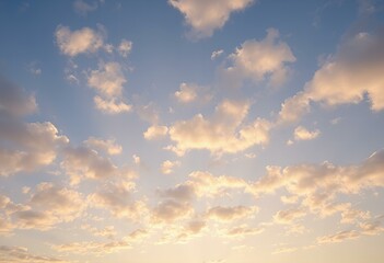 Obraz premium Clouds with a soothing sky.