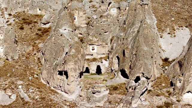 Abandoned Village in Soganli Valley, Soganli Tal, Cappadocia, Turkey
