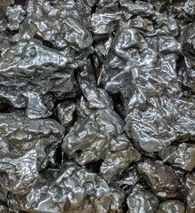 metal meteorite texture