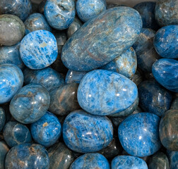 blue apatite mineral texture