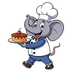 chef with a plate of food