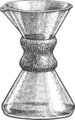 Alternative Coffee Maker Illustration