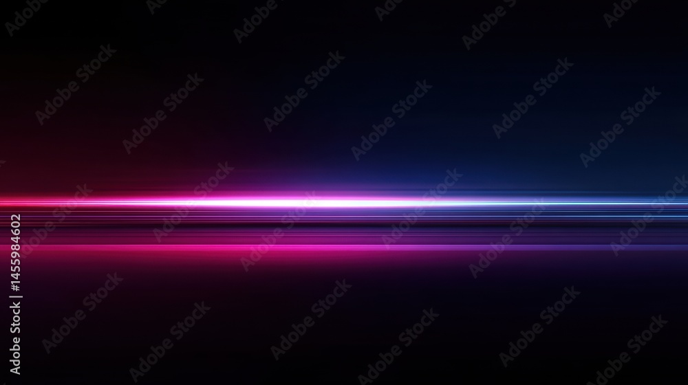 Poster abstract light streaks in vibrant colors against a dark background, creating a dynamic and modern vi