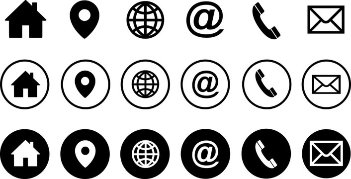 Web icon set. Website png . for computer and mobile