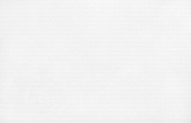 White cardboard sheet texture background, detail of recycle paper box pattern.