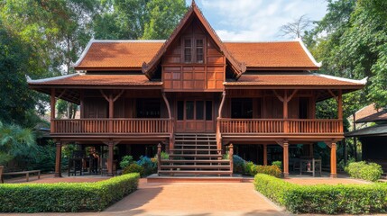 Obraz premium thai style house