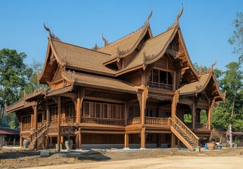 Obraz premium thai temple in thailand