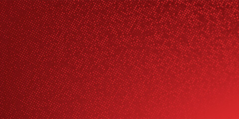 Red diagonal geometric shape with halftone. Modern fiber textured vector eps 10