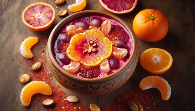 Charichuelo Andean fruit pulp blood orange and mandarin sprinkle