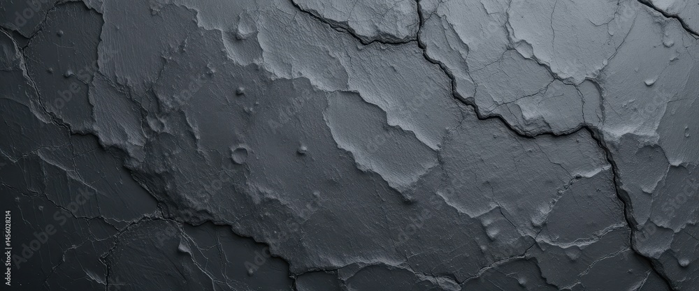 Aufkleber dark gray textured slate surface abstract background image