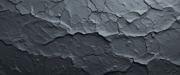 Abstract Charcoal Gray Textured Slate Surface Artistic Background Image