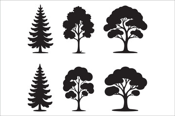 Lone Tree in Nature Silhouette

Minimal Tree Line Art Vector

Majestic Forest Tree Design

Seasonal Tree Silhouette Set

Wind-Blown Tree on Hill Silhouette