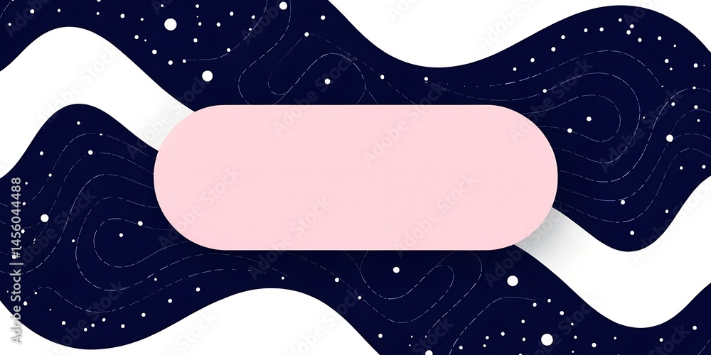 Poster vibrant abstract design showcasing flowing shapes and cosmic elements that ignite imagination and cr