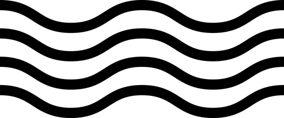 Air , water waves line icon. Simple wind, breeze, outline signs, weather symbol isolated on transparent backgrounds, vector  with editable stroke. Various wave art design logo element.