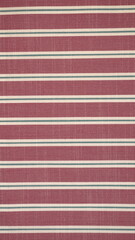 Striped Fabric Red White Horizontal Closeup Textured Patterns Bright Colors Background