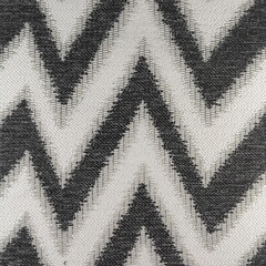 Zigzag Pattern Textile Close-Up Monochrome Detailed Texture Abstract Design Fabric Photography