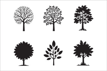 Lone Tree in Nature Silhouette

Minimal Tree Line Art Vector

Majestic Forest Tree Design

Seasonal Tree Silhouette Set

Wind-Blown Tree on Hill Silhouette