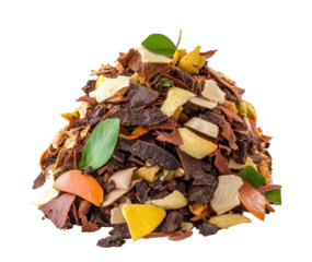 Pile of compost made from fruit peels and vegetable scraps promoting organic waste recycling