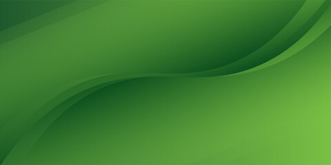 Abstract green wavy background. Vector