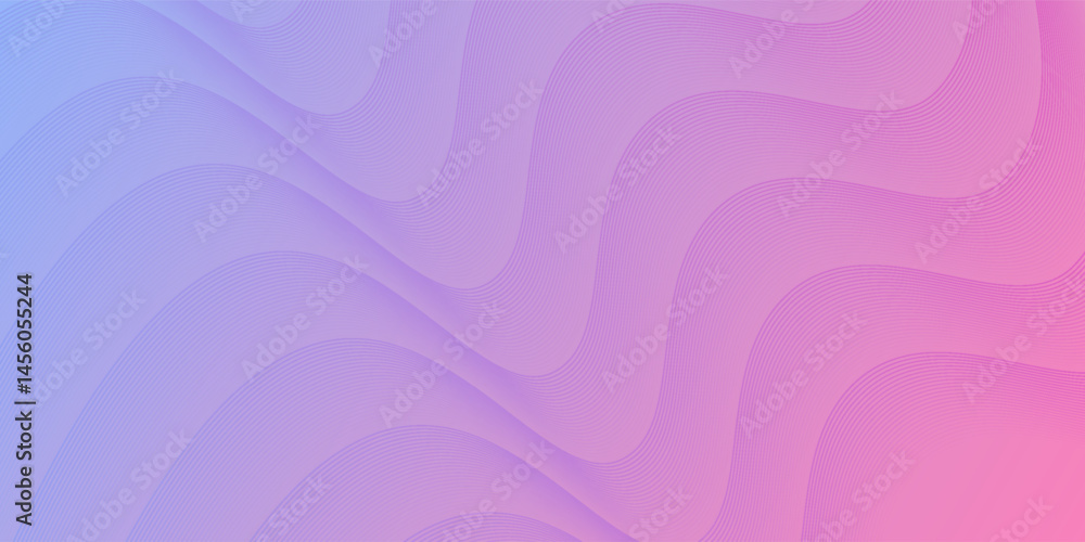 Poster modern abstract background with memphis elements in blue and purple gradients and retro themed for p