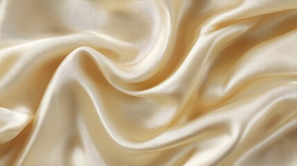 Obraz premium Cream Silk Satin Texture Background : Suitable for Be Used as a Background in Any Project (Print, Graphic Design, Web Design, as Photo Overlays and also As a Mask to Fill Any Shape or Text)
