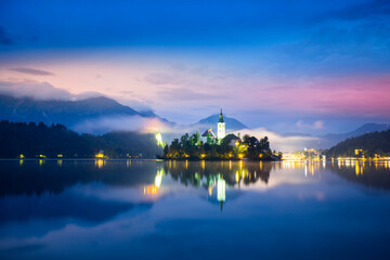 Lake Bled is a lake in the Julian Alps in the Upper Carniolan region of northwestern Slovenia,...